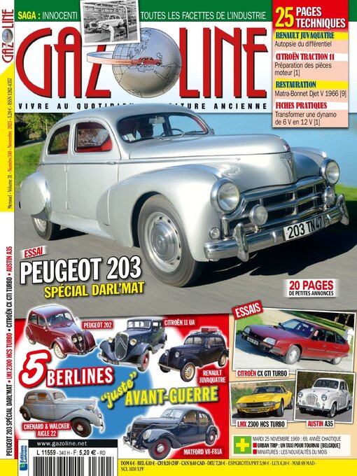 Title details for Gazoline by Editions Lariviere SAS - Available